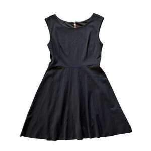 Bailey 44 Ponte Stretch Knit Skater Dress Size L Y2K Preppy